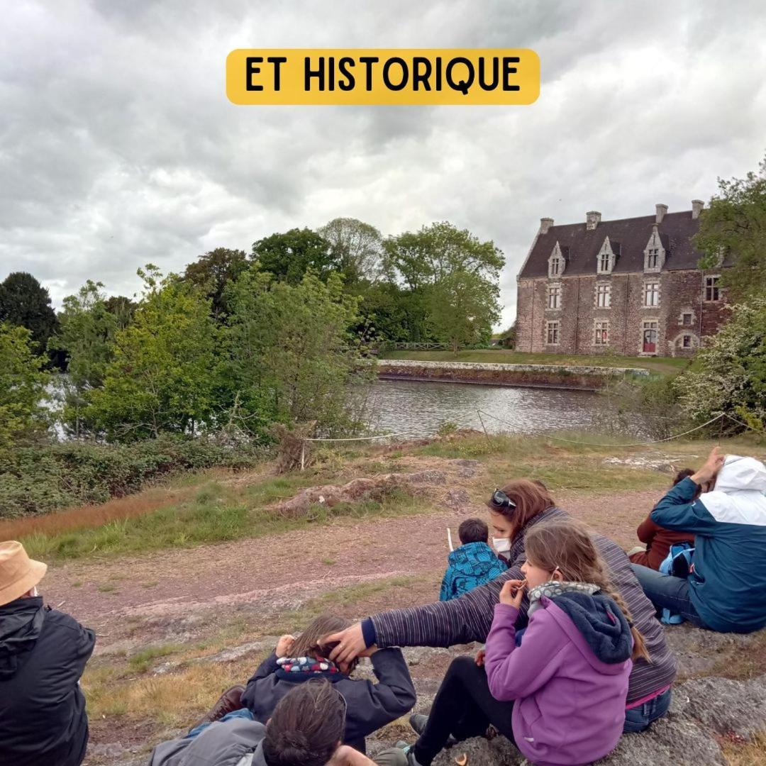 Camping Le Val Aux Fees - Broceliande Concoret المظهر الخارجي الصورة