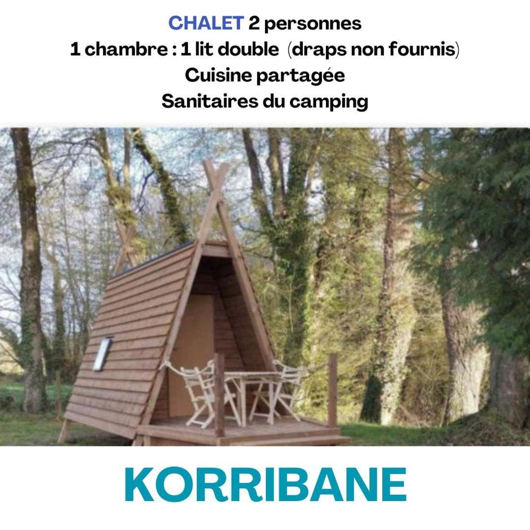 Camping Le Val Aux Fees - Broceliande Concoret المظهر الخارجي الصورة