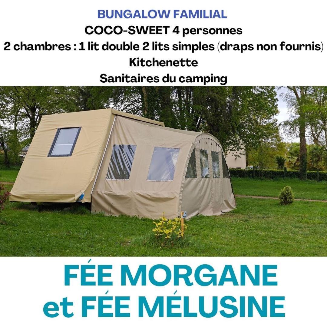 Camping Le Val Aux Fees - Broceliande Concoret المظهر الخارجي الصورة